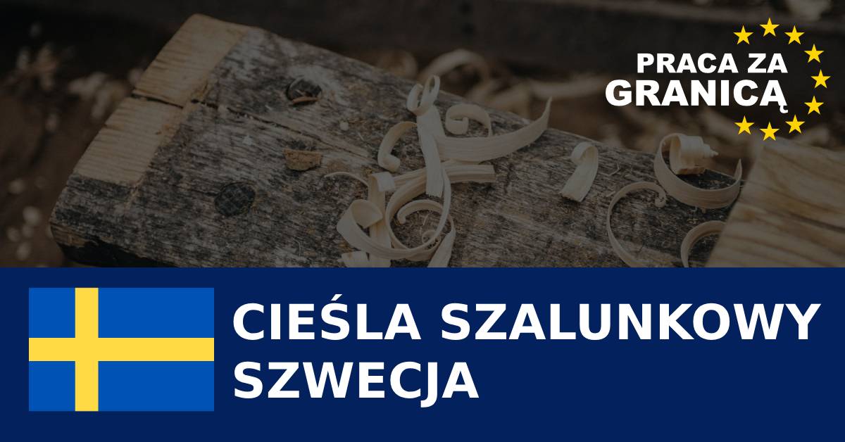 Praca Cieśla Szwecja