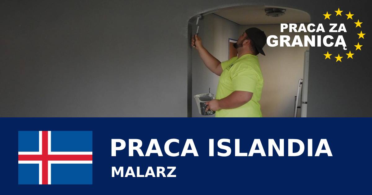 Praca malarza w Islandii PzG