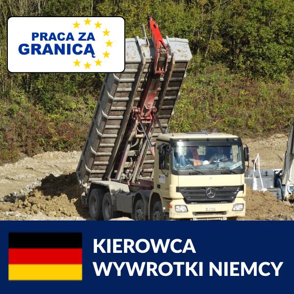 Praca kierowca wywrotki Niemcy