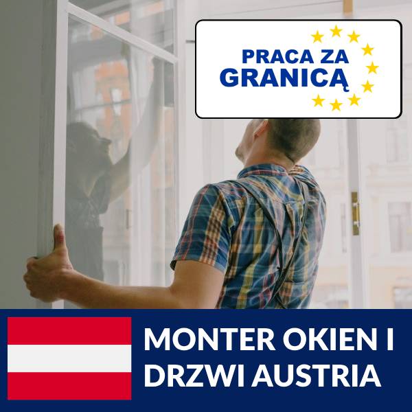 Praca monter okien i drzwi Austria PzG