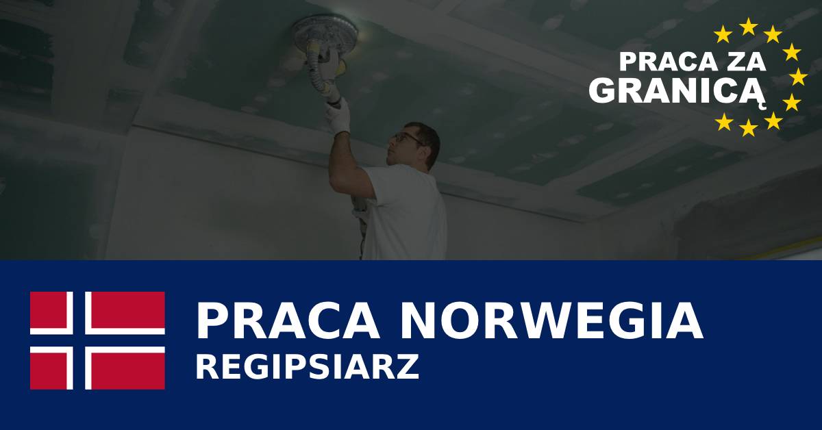 Regipsiarz Norwegia praca PzG