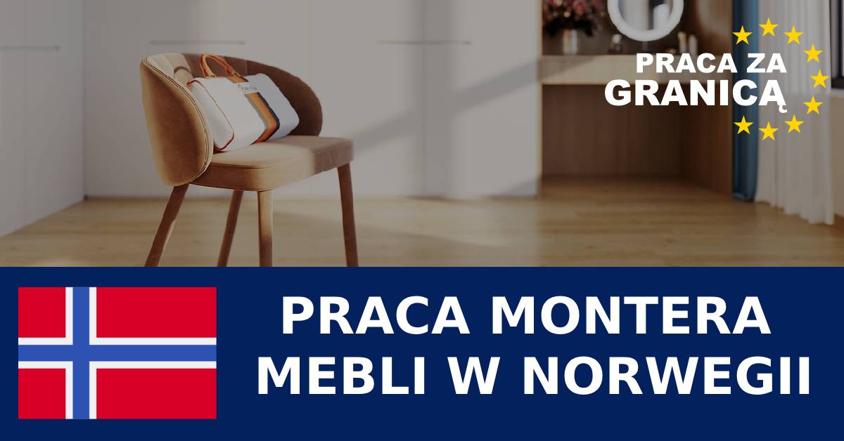 Praca monter mebli Norwegia PzG