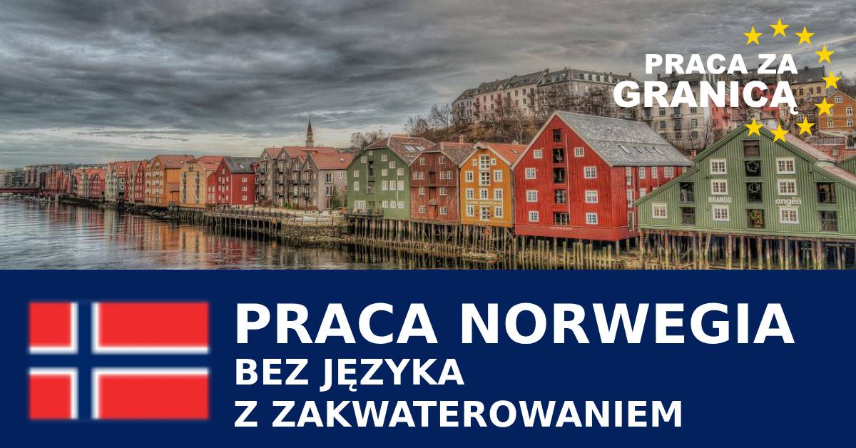 Praca w Norwegii bez języka z zakwaterowaniem