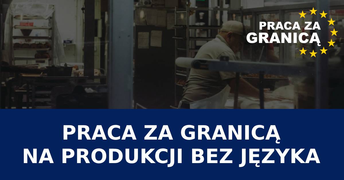 Praca za granicą na produkcji bez języka PzG