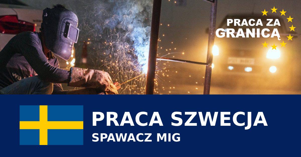 Spawacz MIG Szwecja praca PzG