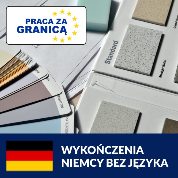Praca wykończenia wnętrz Niemcy bez języka